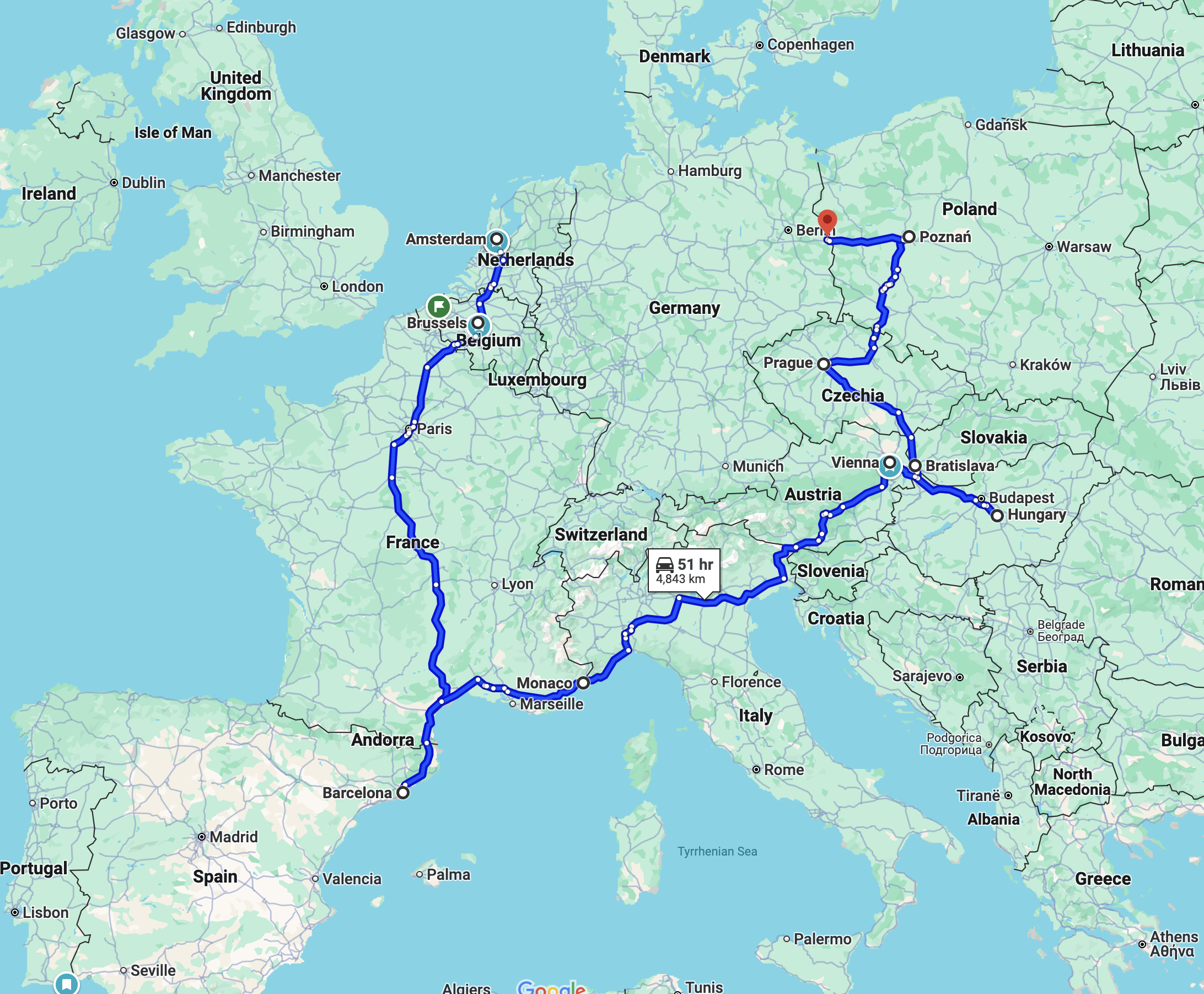 Solo Europe Workation 2025